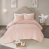 Gracie Mills Ray 3-Piece Boho Chic Tufted Cotton Chenille Medallion Duvet Set - 3 of 4