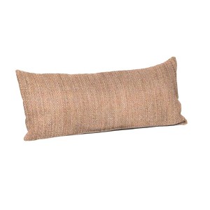 Casual Cushion Solid Sunbrella Fabric 1-Piece Indoor/Outdoor Lumbar Pillow, 22"W x 9"L - 1 of 4