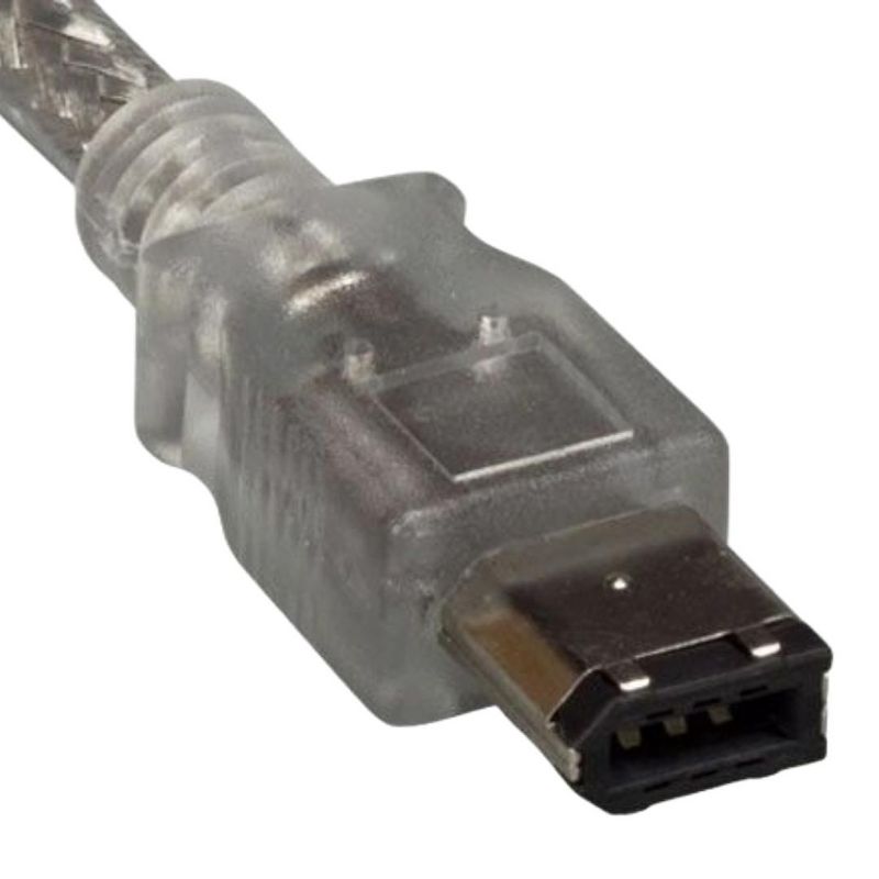 Sanoxy 6ft IEEE 1394b FireWire 800 9-pin to 6-pin, Clear, 3 of 5