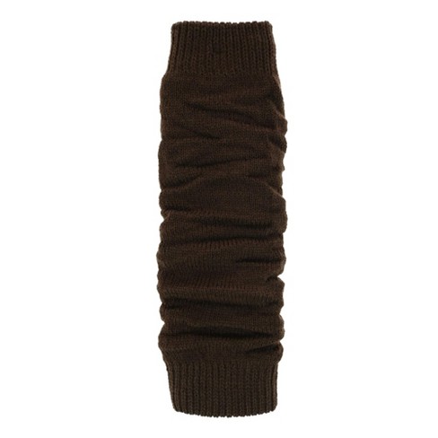 Ctm Women's Solid Leg Warmers, Brown : Target