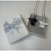 Matching Dragon Couple Necklace Set - Gothic Black & White Jewelry Gift for Him & Her - 2 of 4