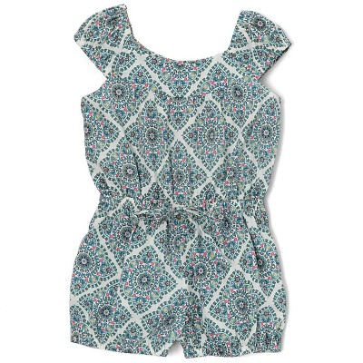 Girl Toddler's Paisley Romper - Petit Confection
