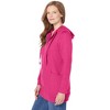Woman Within Plus Size Zip Front Tunic Hoodie Jacket - 4 of 4
