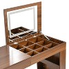 NicBex 60" Vanity Desk with Flip-Top Mirror & Lights,Dressing Table with 7 Drawers & 3 Shelves,Makeup Vanity Table for Bedroom - 4 of 4