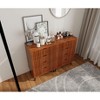 NicBex 6-Drawer Chest of Drawers with Golden Handles & Steel Legs, Large Drawers for Ample Storage, Modern Design for Bedroom/Living Room - 4 of 4