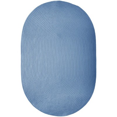 Colonial Mills Boca Raton - Blue Ice 5 Ft x7 Ft Oval Rug Indoor/Outdoor 100% Polypropylene