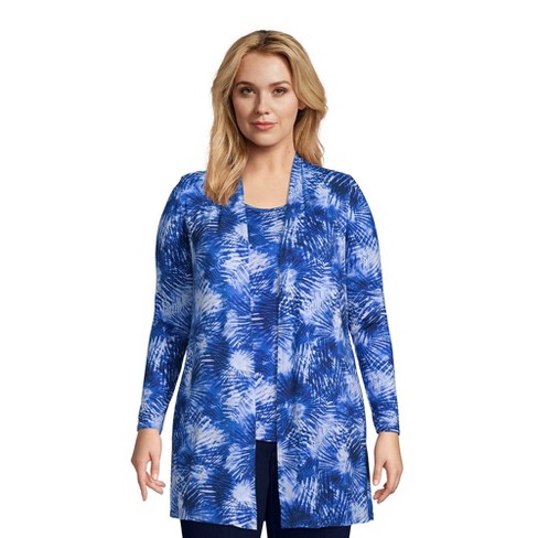 Lands End Women s Lightweight Jersey Knit Long Cardigan Target