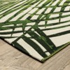 Captiv8e Designs Navarre Layered Tropical Palm Leaves Green/Ivory Indoor/Outdoor Area Rug - 4 of 4