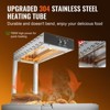 VEVOR French Fry Food Warmer, 750W Commercial Food Heating Lamp, Electric Stainless Steel Warming Light Dump Station, Countertop 104-122°F - 4 of 4