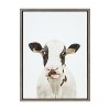 18" x 24" Sylvie Holstein Cow Portrait Framed Canvas by Amy Peterson - Kate & Laurel All Things Decor - image 2 of 4