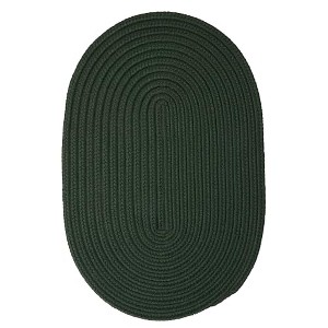 Colonial Mills Boca Raton - Dark Green 5 Ft x8 Ft Oval Rug Indoor/Outdoor 100% Polypropylene - 1 of 4