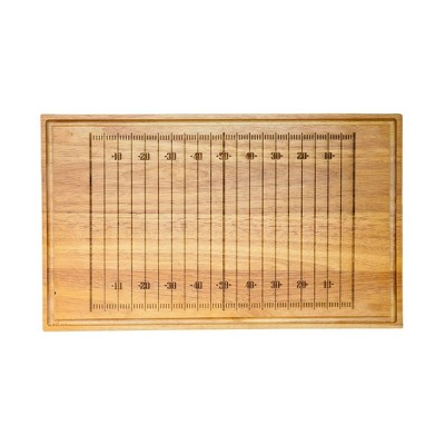 Slickblue Football Field Design Pine Wood Cutting Board, 20"x12" – Great for Sports Parties & Entertaining