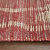 Red and Tan Geometric Hand Woven Area Rug - 4 of 4