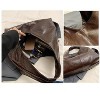 Generic Burgundy Purse Large Tote Bags for Women Slouchy Hobo Bag Leather Hobo Bags - 4 of 4
