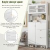 Multi-functional Shoe Racks with 3 Flip Drawers, Shoe Cabinet with Open Storage Space - The Pop Home - 4 of 4