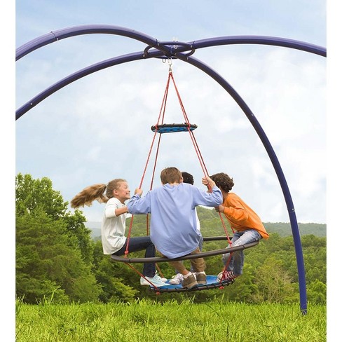 Vortex Spinning Ring Swing For Kids Outdoor Backyard Play Hearthsong