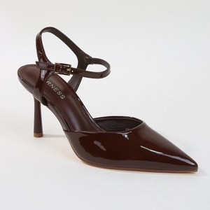 Berness Women's Cesia Patent Ankle Strap Heels - 1 of 4