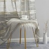 HLC.ME Broadway Stripe Decorative Semi Sheer Light Filtering Grommet Window Treatment Curtain Panels - Set of 2 - 4 of 4