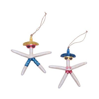 Gallerie II Beach Babe Starfish Ornament, A/2