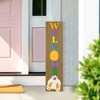 Northlight 39.25" Welcome Wooden Easter Bunny Porch Board Sign Decoration - 2 of 4