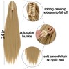 Alilang Claw Clip Long Straight Ponytail Extension Natural-Looking Hairpiece 24 Inch - 4 of 4