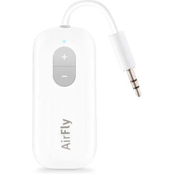 Twelve South AirFly SE Bluetooth Wireless Audio Transmitter for AirPods or Wireless Headphones use with Audio Jack for In-Flight, TV, Gym and Tablets