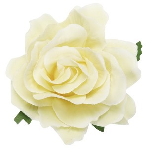 Unique Bargains Soft Fabric Weddings Party Women Rose Flower Hair Clips - 1 of 4
