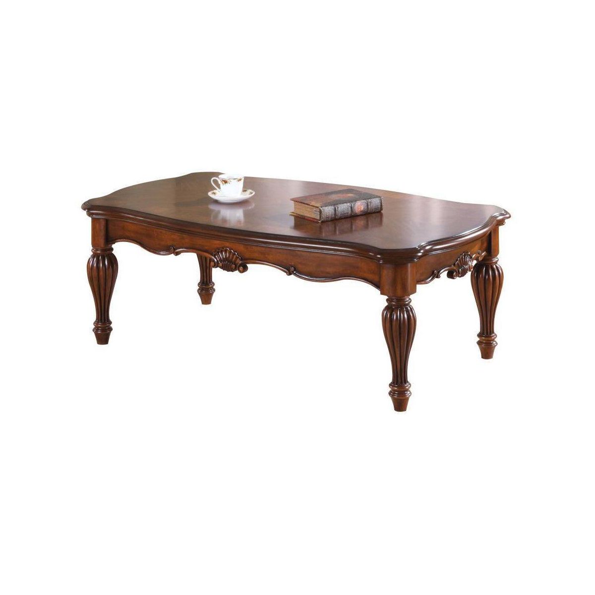 Acme Furniture Dreena Coffee Table Cherry Finish - thumbnail 6