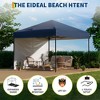 Pop Up Canopy Tent with Removable Sidewalls, Heavy Duty Instant Shelter for Outdoor Events, Parties, Camping & Backyard - 2 of 4