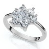 Pompeii3 1 1/3Ct Cat Paw Shape Diamond Ring 14k Gold Lab Created - 3 of 4