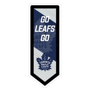 Evergreen Ultra-Thin Glazelight LED Wall Decor, Pennant, Toronto Maple Leafs- 9 x 23 Inches Made In USA - 1 of 4