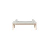 Meridian Furniture,Priscilla Linen Textured Fabric Bench - 3 of 4