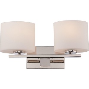 Nuvo Lighting Breeze 2 - Light Vanity in  Polished Nickel - 1 of 1