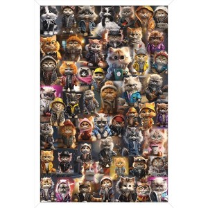 Trends International Lococo Licensing - Kitten Kingdom Framed Wall Poster Prints - 1 of 4