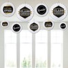 Big Dot of Happiness Reunited - Hanging School Class Reunion Party Tissue Decoration Kit - Paper Fans - Set of 9 - 3 of 4