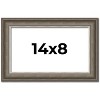 PosterPalooza | Photo Size Weathered Black Picture Frame - UV Acrylic, Foam Board Backing, Hanging Hardware - 2 of 4