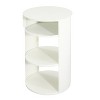 Christopher Knight Home Alaric Modern 3-Tier Round Side Table with Sliding Door - 4 of 4