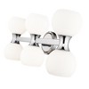 Artemis 6-Light Mid-Century Modern Vanity Light - Brushed Nickel, Dimmable, Damp Rated - 4 of 4
