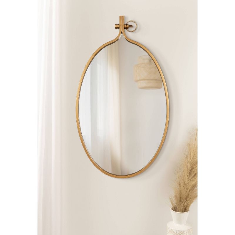 20&#34; x 34&#34; Yitro Metal Framed Wall Mirror Gold - Kate &#38; Laurel All Things Decor, 6 of 9
