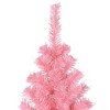 vidaXL Artificial Christmas Tree Pink PVC, Steel 70.9 in - 4 of 4