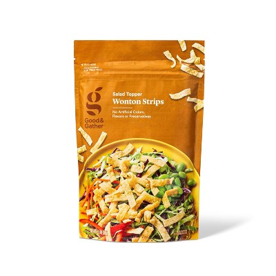 Wonton Strips Salad Topper - 3.5oz - Good & Gather™