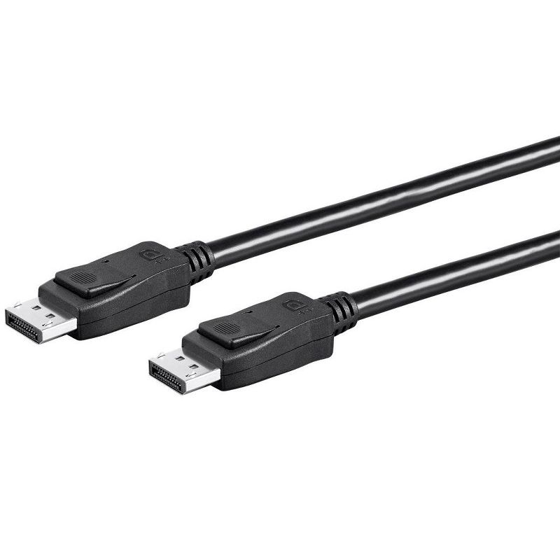 Monoprice DisplayPort 1.4 Cable - 6 Feet - Black | For Computer, Desktop, Laptop, PC, Monitor, Projector, Dell, ASUS, and More - Select Series, 1 of 7