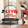 Jump Into Fun 40" Foldable Trampoline With 3-Level Adjustable Foam Handle Silent Stretching, for Kids Adults, Indoor/Outdoor Mini Trampoline - 4 of 4