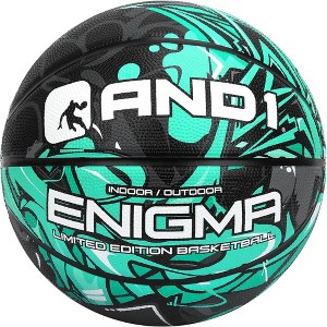 AND1 Enigma Basketball - Streetball for Indoor and Outdoor Use, Deep Channel Construction and Durability - 1 of 4