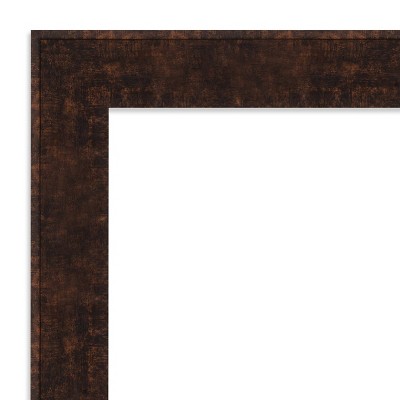 William 24" x 24" Bronze Wood Framed Wall Mirror