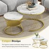 Whisen Round Nesting MDF Table Top Coffee Table(Set of 2) - image 3 of 4