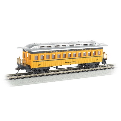 Bachmann Trains 13408 Durango & Silverton Coach 257 Shenandoah 1860-80 HO Scale 1:87 Metal Wheels Model Train w/ E-Z Mate Couplers & Authentic Detail