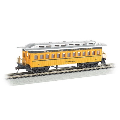 Bachmann Trains 13408 Durango & Silverton Coach 257 Shenandoah 1860-80 HO Scale 1:87 Metal Wheels Model Train w/ E-Z Mate Couplers & Authentic Detail