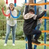 VEVOR Ninja Warrior Obstacle Course for Kids, 2 x 56 ft Weatherproof Slacklines, 500lbs Weight Capacity Monkey Line, Outdoor Playset Equipment - 2 of 4