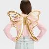 Kids' Butterfly Fairy Gold Wings Halloween Costume One Size Fits Most - Hyde and EEK! Boutique™ - 3 of 4